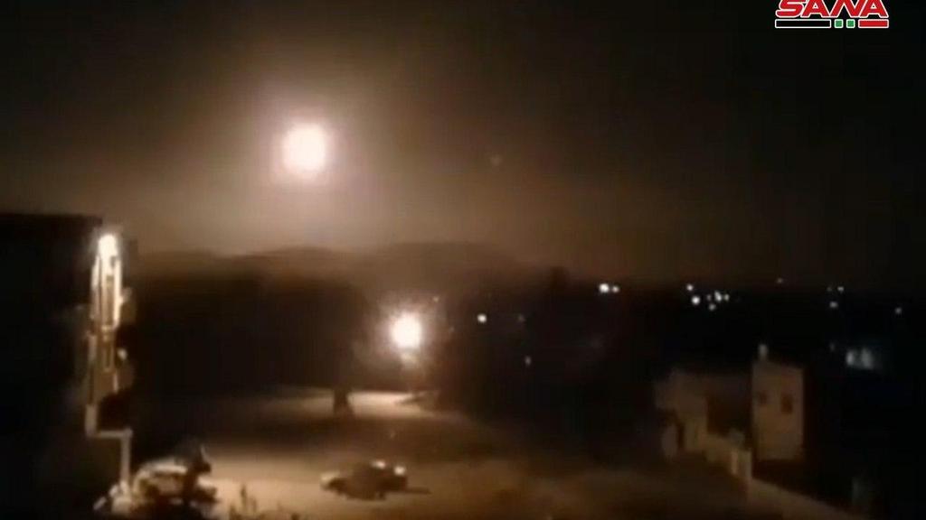  Israeli strikes near Damascus ()