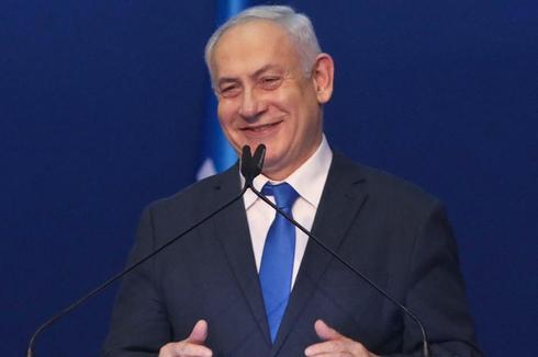 Prime Minister Netanyahu during his victory speech Monday  (Photo: MCT)