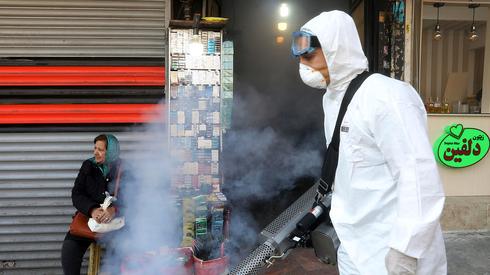 Disinfection efforts underway in Tehran to curb the spread of the coronavirus  ()