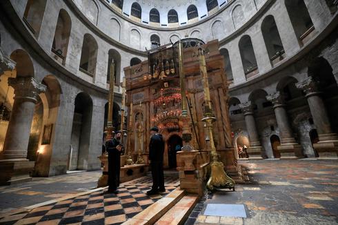 In Jerusalem Church Of Holy Sepulcher Is Eerily Empty