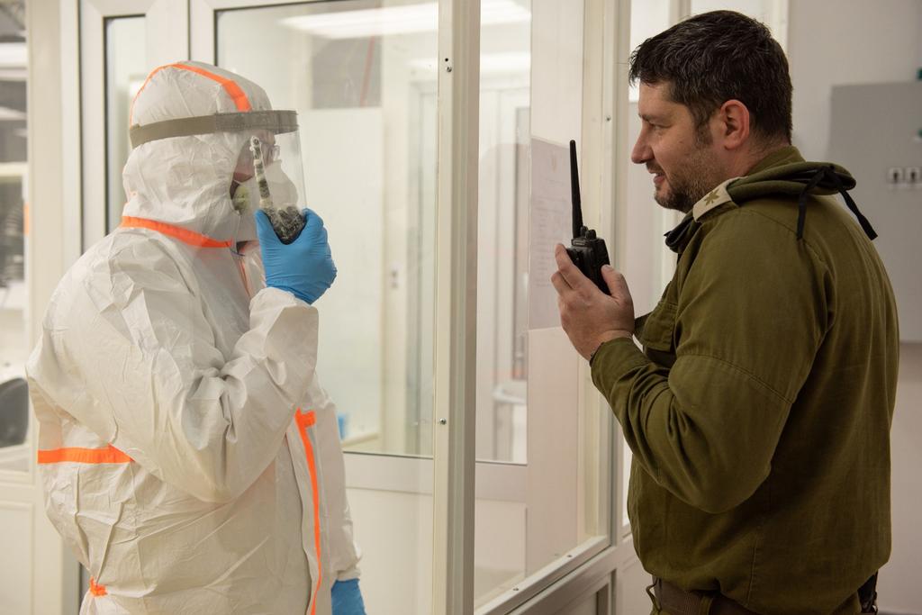 A special IDF coronavirus testing center  ()