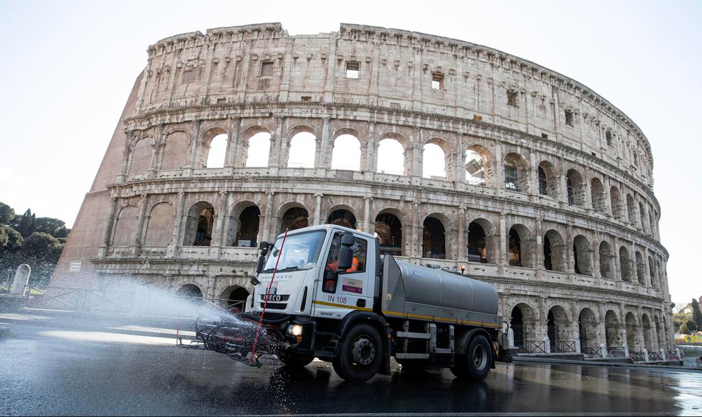  מכה קשות: מגפת הקורונה באיטליה (צילום: EPA)