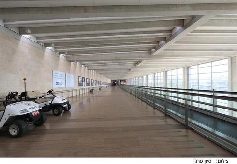 Опустевший аэропорт Бен-Гурион. Фото: Сиван Фредж,  пресс-служба Управления аэропортов 
