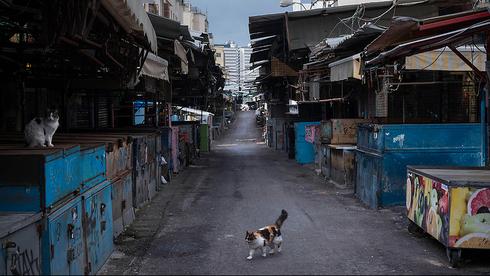 שווקים סגורים. סגר בתל אביב (צילום: AP)