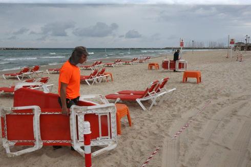 Пилотный проект - зона отдыха на пляже Фришман. Фото: Моти Кимхи  ( )