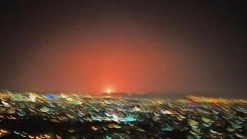 Зарево после другого таинственного взрыва в Тегеране ()