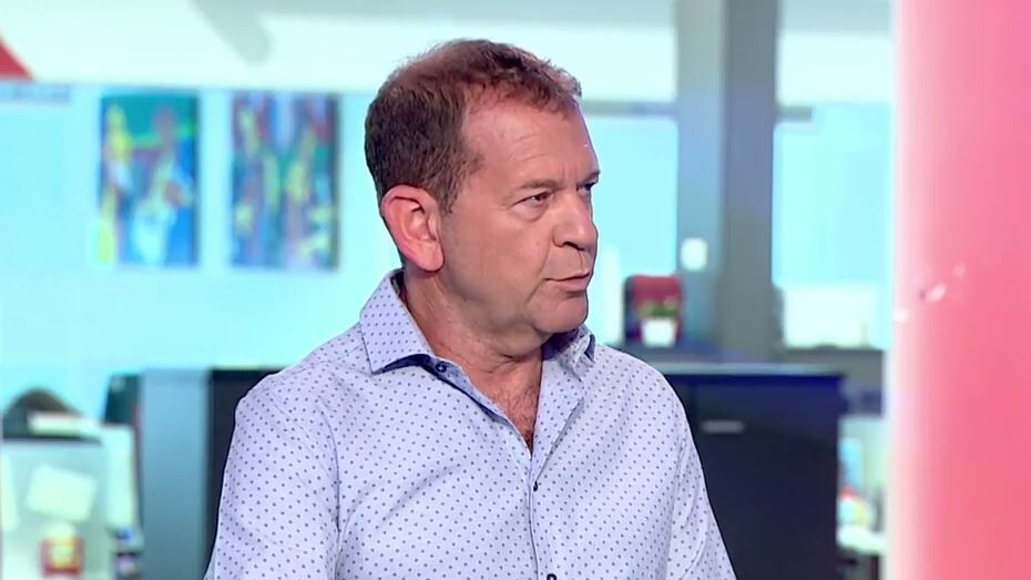 Uri Sirkin at the Ynet studio