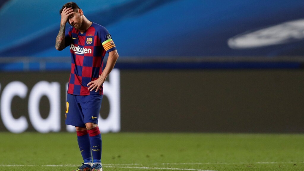 Leo Messi Ter Stegen is disappointed