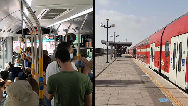 Bus lines were restricted, train stations were closed