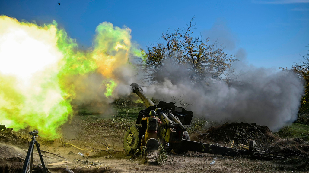 This year's photos of the world of AFP Armenian shooting at war in Nagorno-Karabakh against Azerbaijan