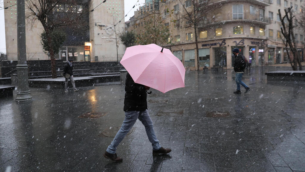snow in Jerusalem