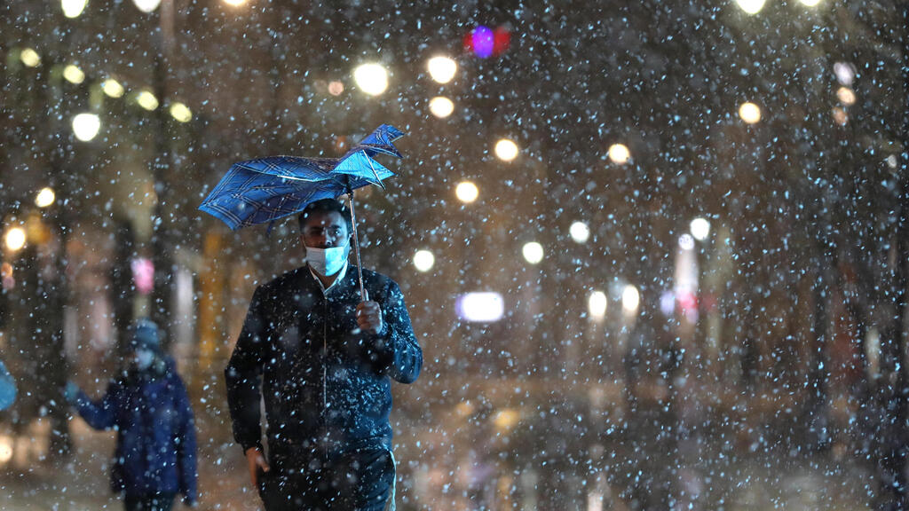 snow in Jerusalem