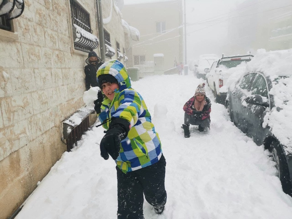 Snow in Majdal Shams