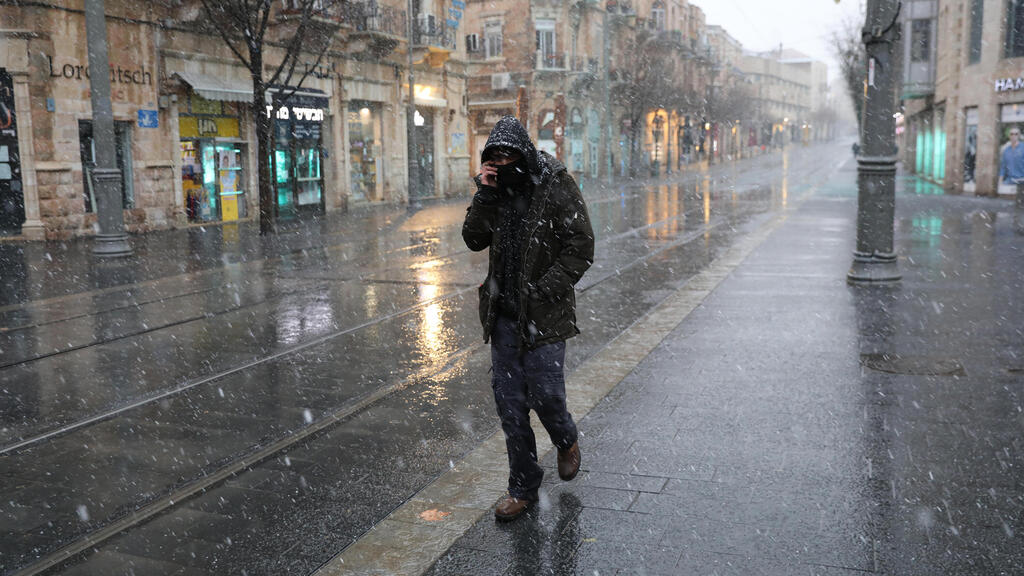 snow in Jerusalem