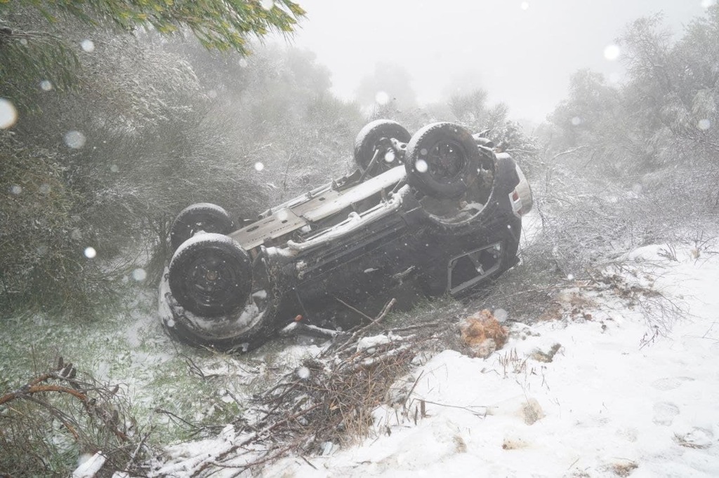 Snow in Safed