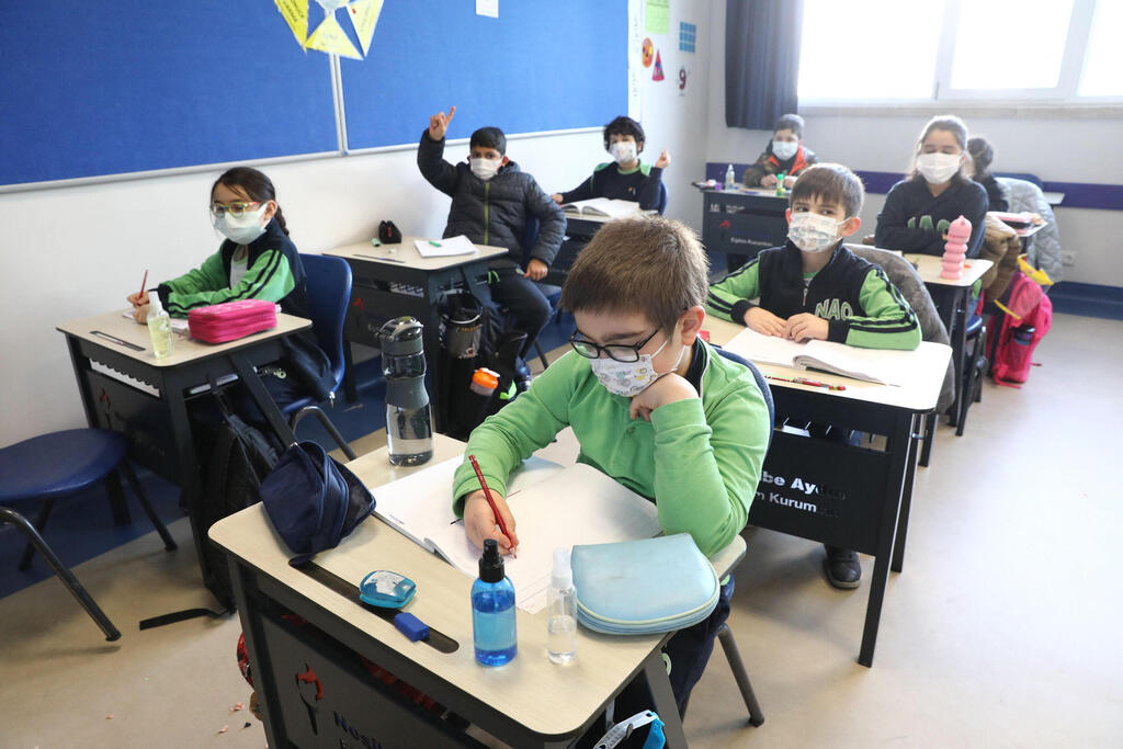 Students of Ankara School in Turkey easing Corona restrictions
