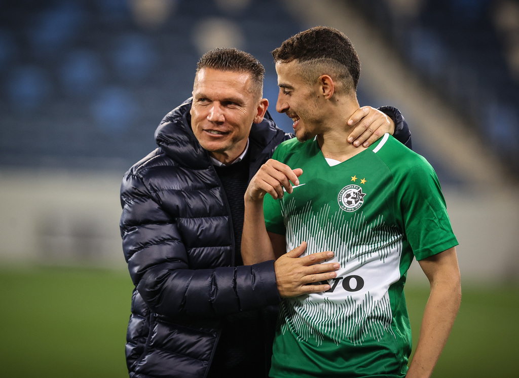 Barak Bachar and Dolev Haziza are celebrating