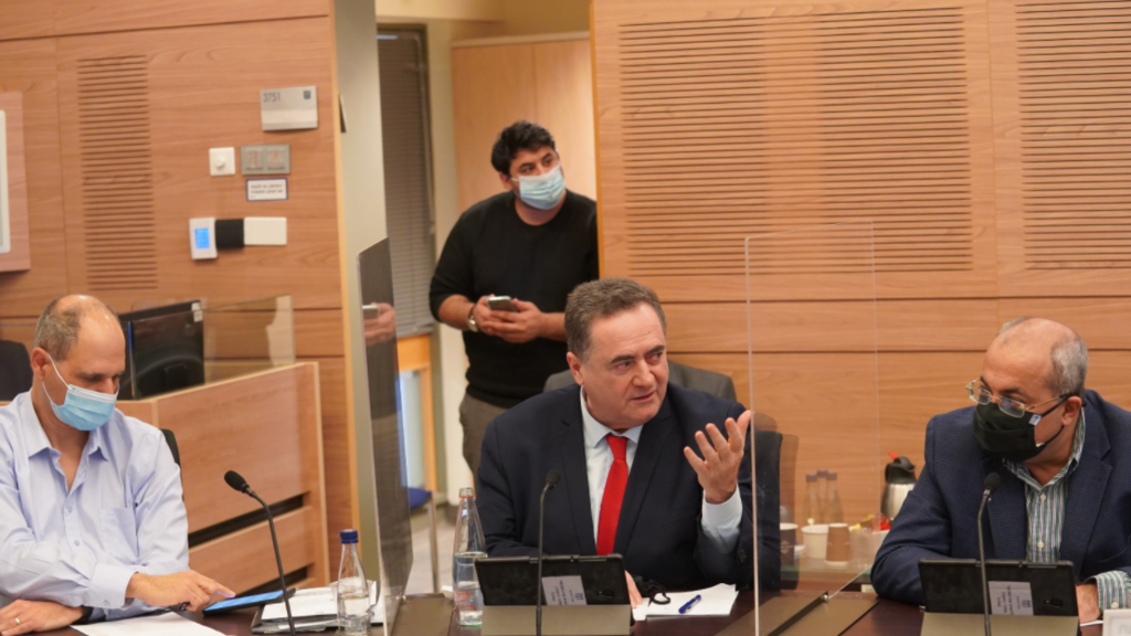 The Minister of Finance at a discussion held in the Finance Committee