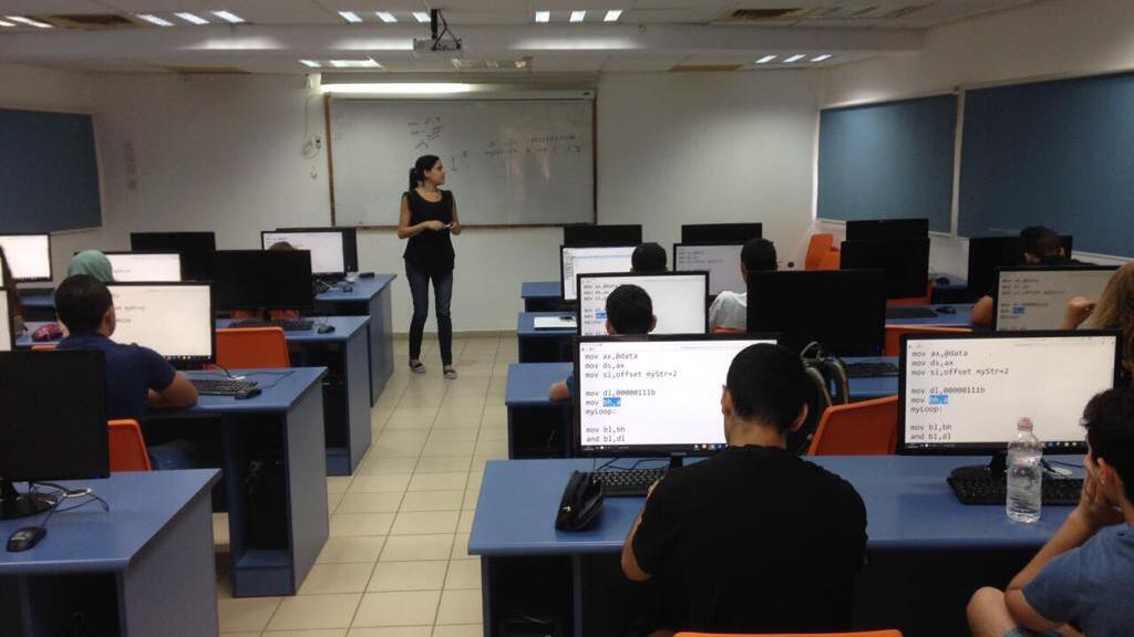 High-tech flower classes of Givat Haviva