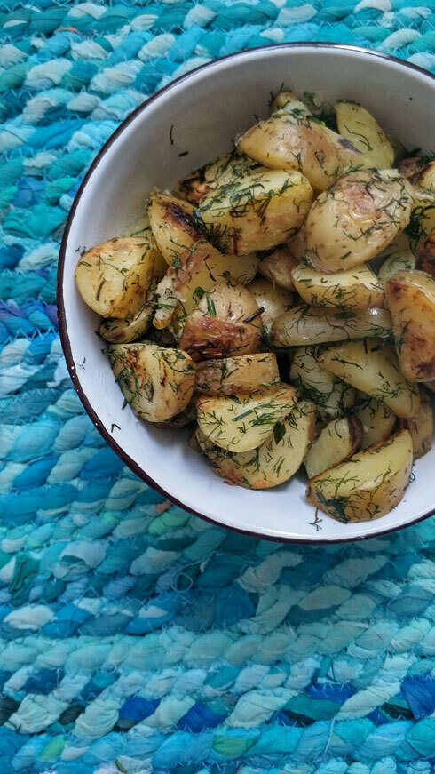 Crispy potatoes Yelena Weinberg