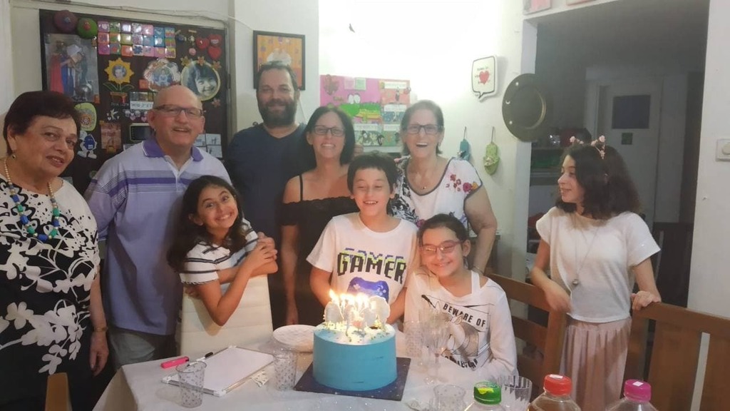 Aina Golan Khodir and her family