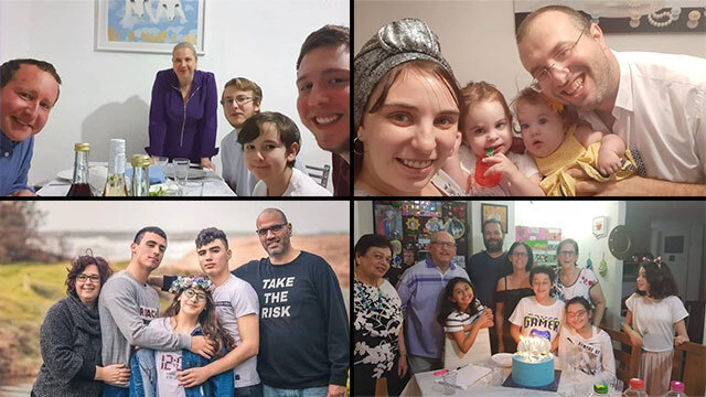 Families celebrate Seder together