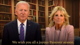 Joe and Jill Biden deliver an Easter message from the White House 