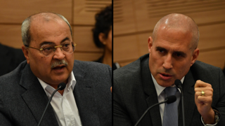 ח"כ חנוך מילביצקי בוועדת הכנסת ואחמד טיבי