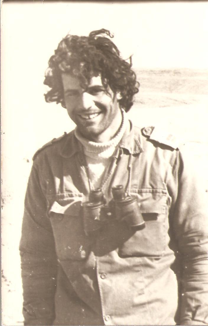 חיים רובינשטיין בשירותו הצבאי