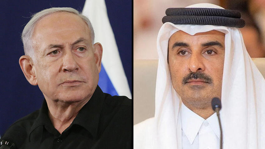 Премьер Израиля и эмир Катара 