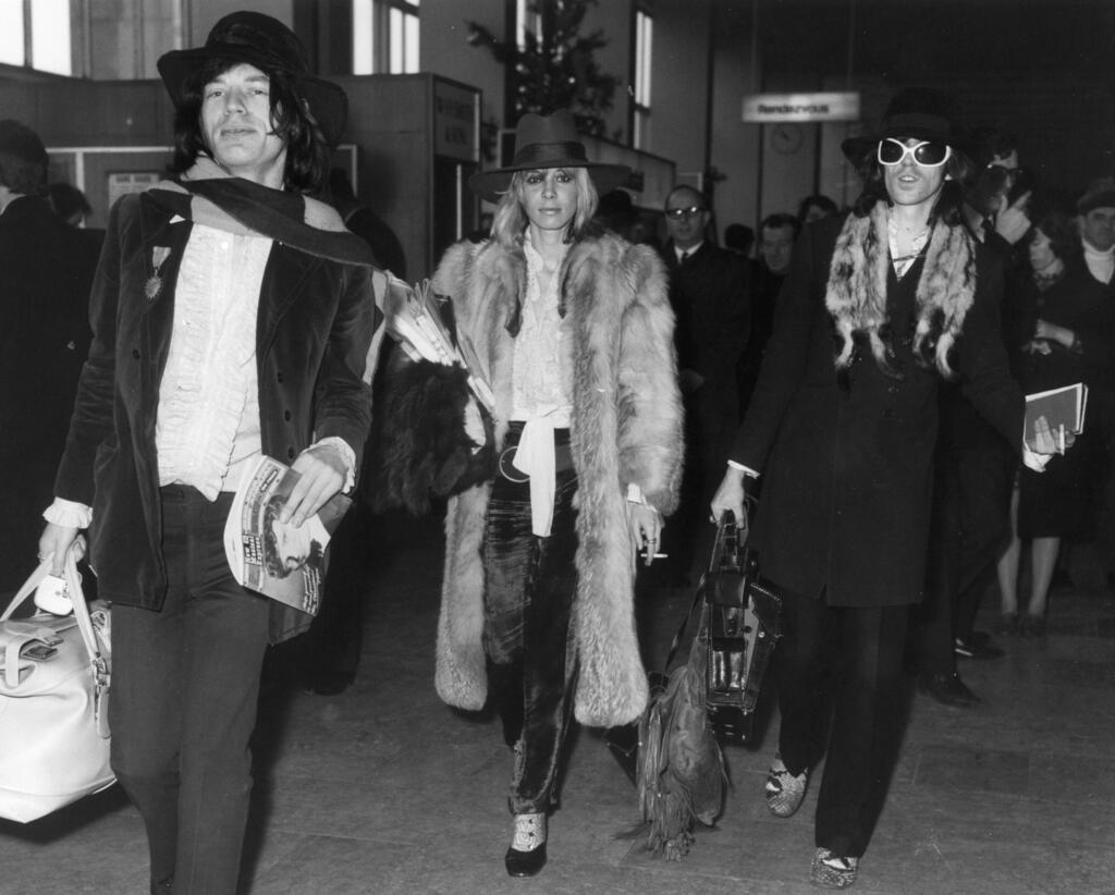 מיק ג'אגר, אניטה פלנברג וקית' ריצ'רדס, 1968