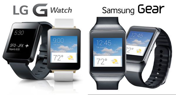 G Watch vs Samsung Gear Live