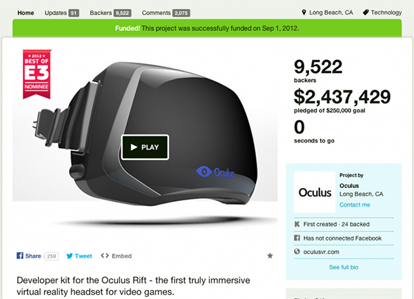 הקמפיין המוצלח של Oculus