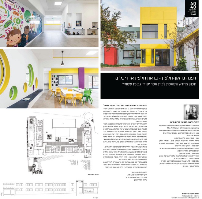 מקום 2: אדריכלית דפנה בראון על תכנון מחדש ותוספת בניה לבית ספר יסודי בגבעת שמואל