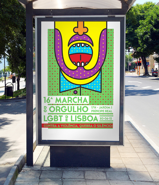 הדמיה של פוסטר במרחב העירוני / Sara Moreira da Costa, Helena Morais Soares
