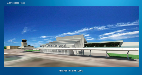 מזווית נוספת: כך ייראה שדה התעופה של עיר הטונה. באדיבות משרד התחבורה הפיליפיני