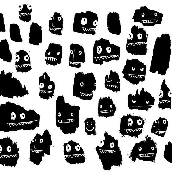 pattern- boy - monsters1