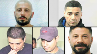 האחים למשפחת אבו לטיף, למעלה מימין: לטיף ונידאל. למטה מימין: סלימאן, לואי ועלאא