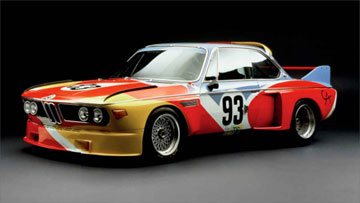BMW בעיצוב של אלכסנדר קאלדר בשנות ה-70, השראה לפרויקט של גרצ'יץ' (באדיבות negev by stylus)