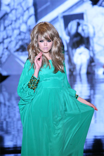 תצוגת האופנה של דורית בר אור בשבוע האופנה גינדי תל אביב (צילום: ענבל מרמרי )