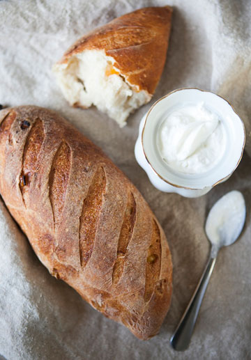 לחם משמשים וצימוקים (צילום: שירן כרמל)