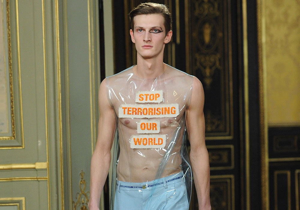 די לטרור! תצוגת האופנה של המעצב הבלגי וולטר ואן בירנדונק  (צילום: gettyimages )