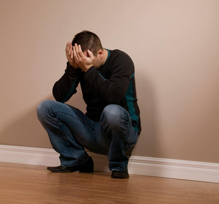 קרוב ל-60% מהאנשים הסובלים מדיכאון קליני סובלים גם כאבים פיזיים. אילוסטרציה (צילום: thinkstock)