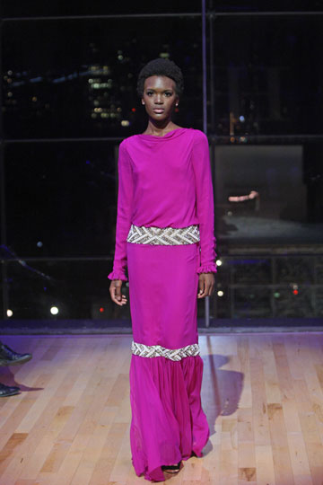 תצוגת האופנה של נזינגה נייט למותג Harlem בניו יורק (צילום: gettyimages)