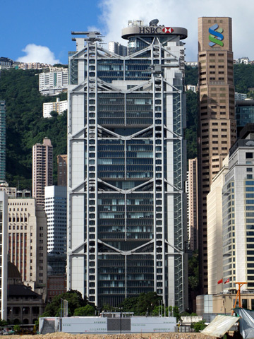 בניין HSBC, הונג קונג (צילום: WiNG, cc)