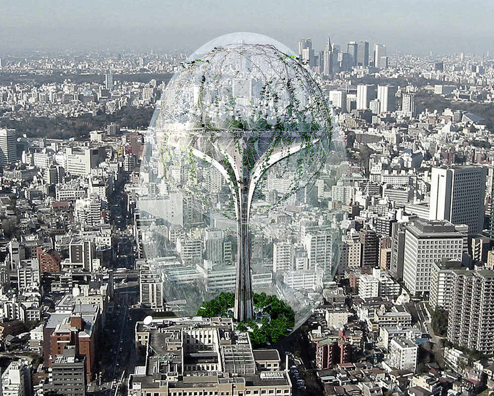 מגדל האקלים נועד למצוא מענה לאוויר החולה בערים ענקיות כמו טוקיו וניו יורק. המערכת שתופעל כאן תוכל ''לתקן את הסביבה'' ולשנות את שיעור הלחות באוויר