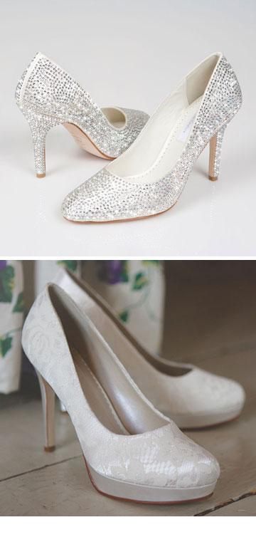 מבחר גדול של מותגים (מתוך: wedding-shoes.co.uk)