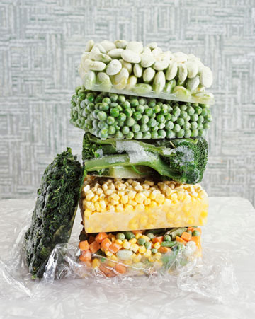 ירקות מוקפאים: בטיפול נכון ניתן להחזיק במקפיא עד שנה (צילום: thinkstock)