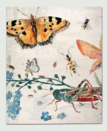 פרפרים וחרגולים על השטיח (צילום: באדיבות צמר שטיחים יפים)