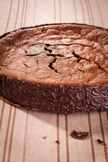 עוגת שוקולד מושחתת ללא קמח (צילום: דן פרץ)